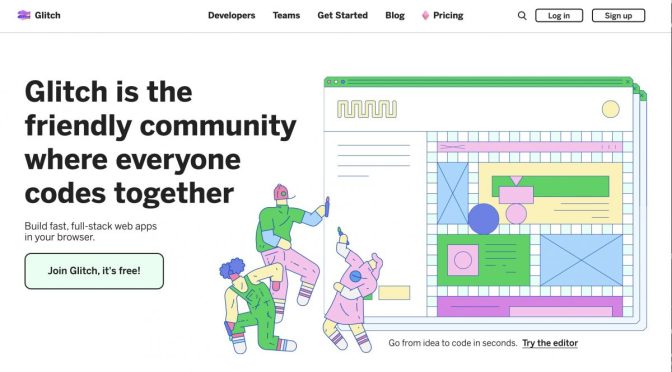 Build và deploy website để “khè” bạn bè vô cùng đơn giản với Glitch.com